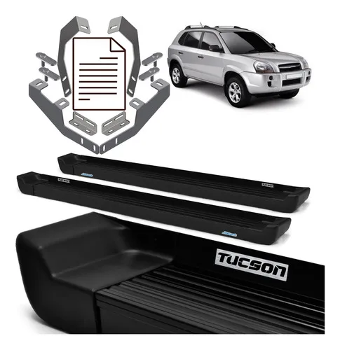 Imagem do produto Par Estribo Lateral Prime Preto Pisante Tucson 2015 2016