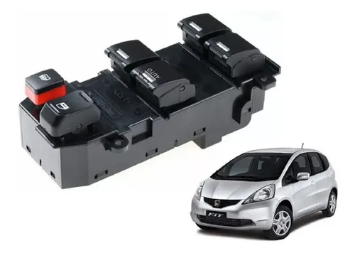 Botão Vidro Elétrico New Fit 2009 2010 2011 2012 2013 2014