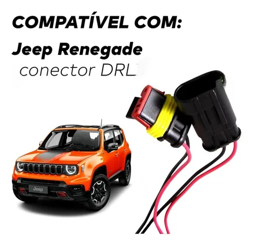 Imagem do produto Canceller Canceler Sem Erro Drl Jeep Renegade P Led 2 Polos