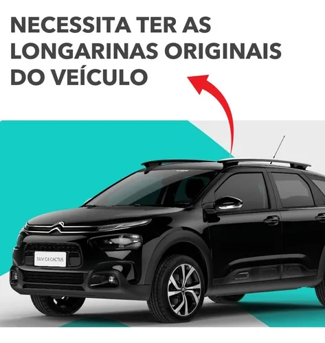 Imagem do produto Rack Travessa Teto Citroën C4 Cactus 2019 2020 2021 2022 23