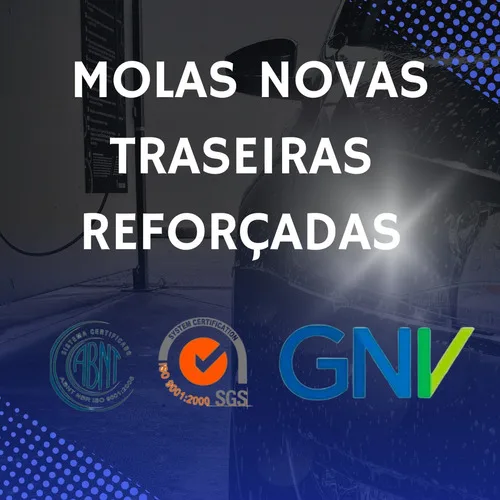 Imagem do produto 2 Molas Traseiras Reforçadas Para Gnv Sandero 2015 Á 2020