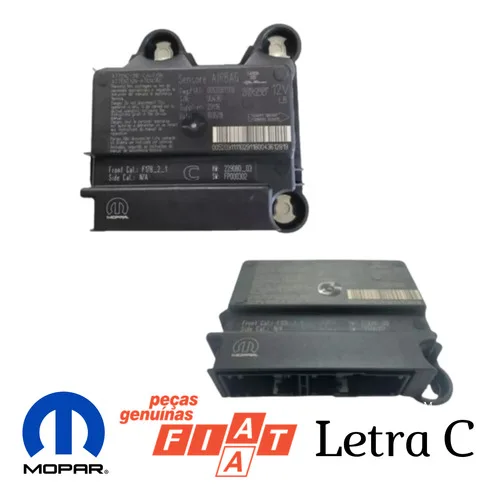 Imagem do produto Modulo Central Airbag Fiat Strada 2013 14 15 16 17 Letra C