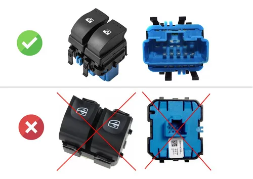 Imagem do produto Botão Interruptor Vidro Elétrico Sandero Duster Logan Duplo
