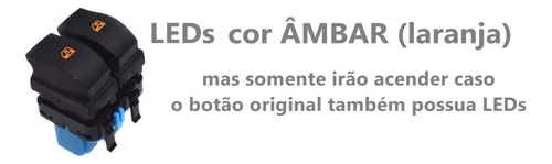 Imagem do produto Botão Interruptor Vidro Elétrico Sandero Duster Logan Duplo