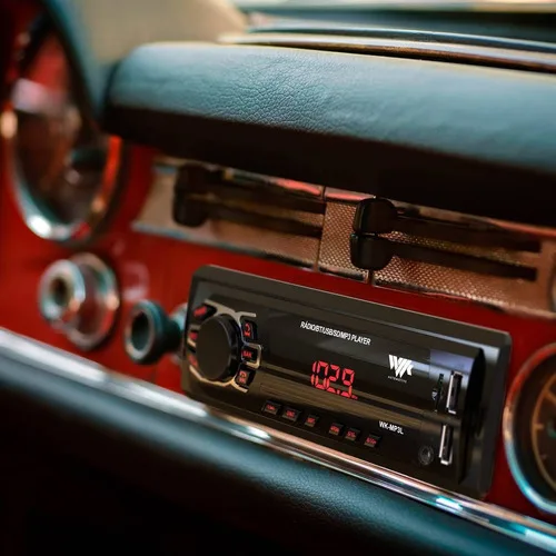 Imagem do produto Som Automotivo Bt Usb Sd Rádio Fm App Display Led Vermelho