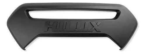 Aplique Caçamba Traseira Toyota Hilux 2016 2019 2023 Preto