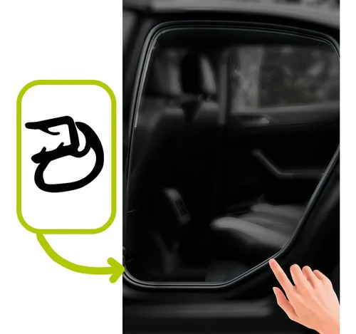 Imagem do produto Par Borrachas Vedação Portas Fiat Toro Jeep Compass