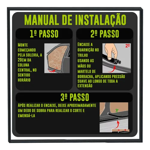 Imagem do produto Par Borrachas Vedação Portas Fiat Toro Jeep Compass