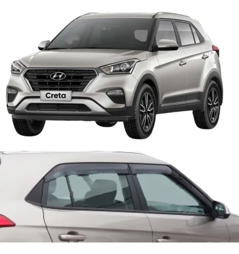 Calha De Chuva Hyundai Creta 2017 A 2021 4p Tg Poli 25007