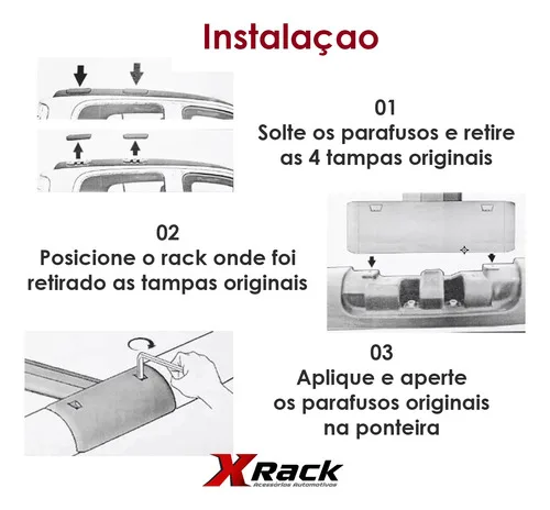 Imagem do produto Travessa Rack De Teto Bagageiro Novo Uno Evo Way 2011 A 2016