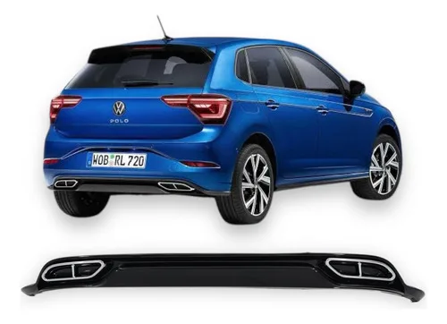Difusor Spoiler Polo 2023 2024 2025 Black Piano Europe Rline