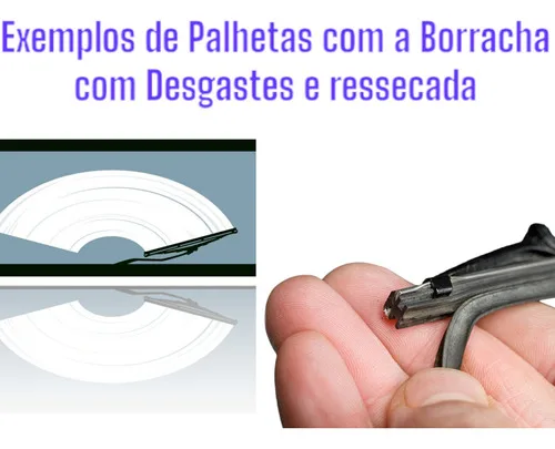 Imagem do produto Par Palheta Limpador Parabrisa Silicone Saveiro 2013 À 2025