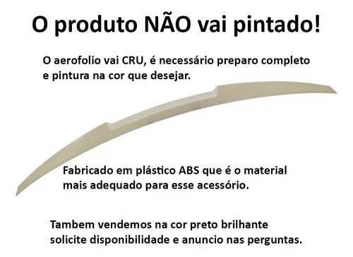 Imagem do produto Aerofólio Audi A3 Sedan Lip Spoiler 8v Acessorios A Vista