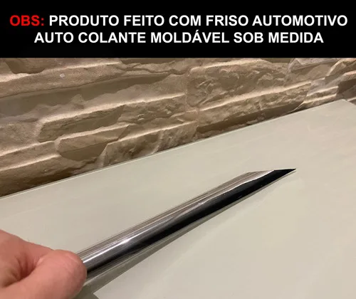 Imagem do produto Aplique Friso Cromado Grade Hyundai Creta 2017 2018 2019