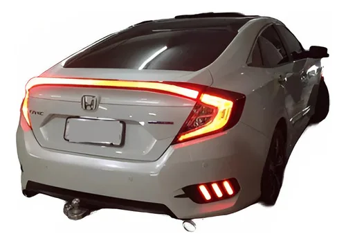 Imagem do produto Aerofolio Civic 2017 2018 2019 2020 2021 G10 Break Light