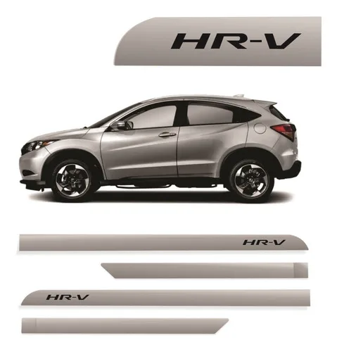 Imagem do produto Jogo Friso Lateral Porta Honda Hr-v Cor Original 2014 A 2022