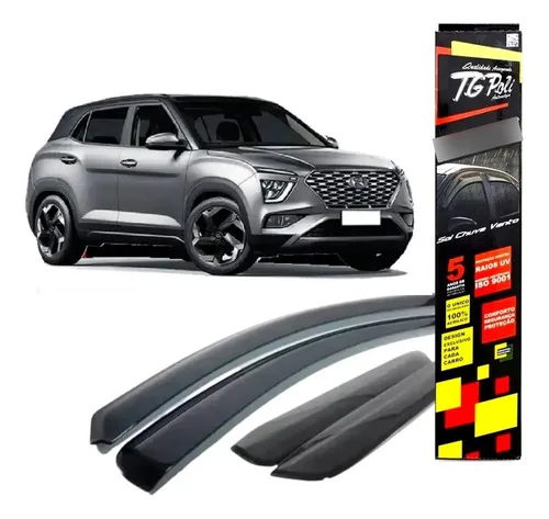 Calha Defletor De Chuva Hyundai Creta Ano 2022 Tg Poli