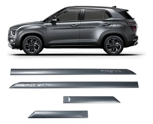 Imagem do produto Friso Lateral Hyundai Novo Creta Cromado 2023/2024