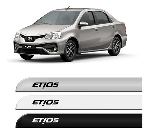 Friso Lateral Toyota Etios Cor Original Modelo Hatch E Sedan