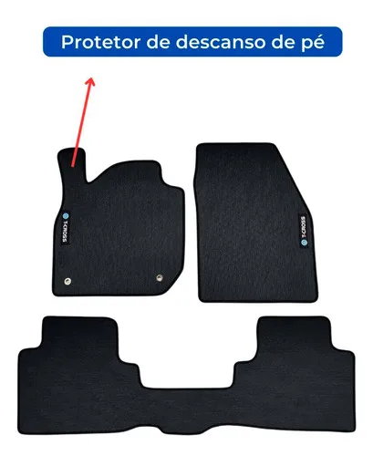 Imagem do produto Tapete Borracha T-cross Tsi Highline 2019 2020 2021 2022