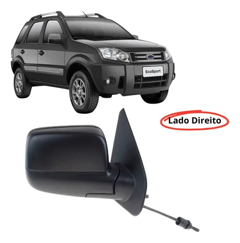 Imagem do produto Retrovisor Ford Ecosport 2003 A 2012 Controle Manual