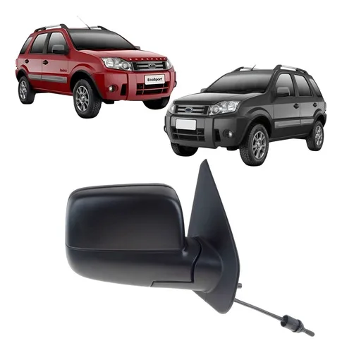 Imagem do produto Retrovisor Ford Ecosport 2003 A 2012 Controle Manual