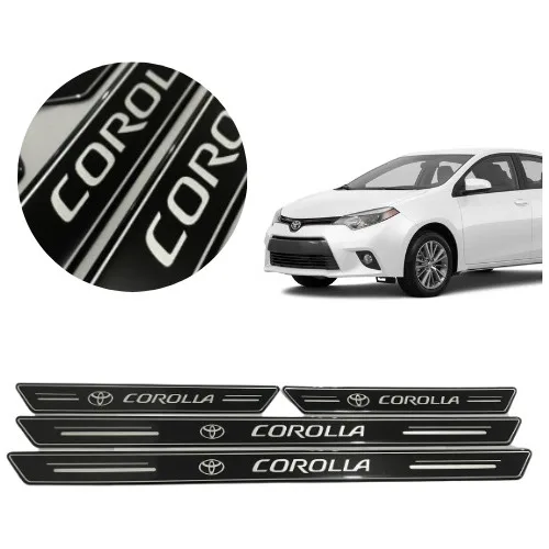 Kit Soleira Protetor Toyota Corolla 2015 2016 2017 2018 2019