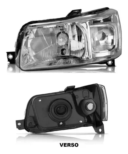 Par Farol Fiat Uno Mille Fire Economy Cromado 2004 Até 2013 - Autoaba