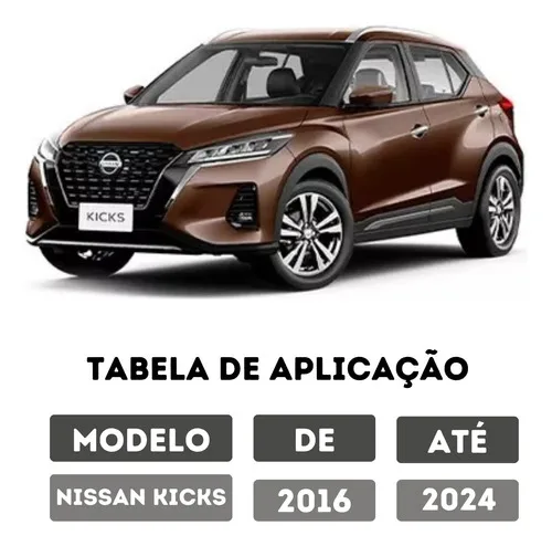 Imagem do produto Bagagito Compativel Nissan Kicks 2016 A 2024 Preto