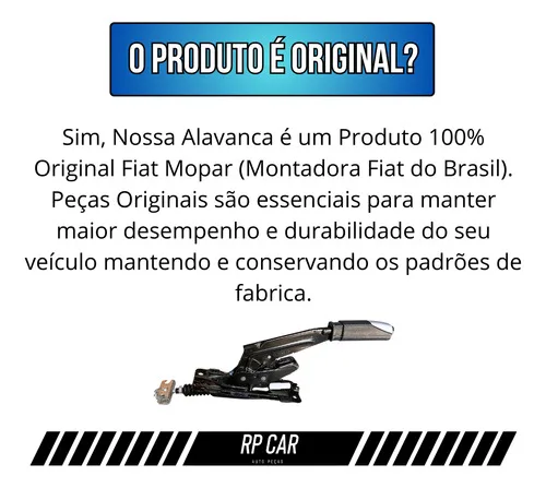 Imagem do produto Alavanca Freio De Mão Palio Strada Siena 100170716