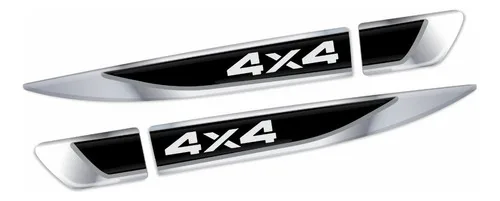 Imagem do produto Par Aplique Resinado Para Jeep Renegade 4x4 19212 Cor Cromado