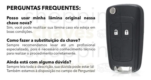 Imagem do produto Capa Chave Canivete Onix S10 Spin 2013 2014 2015 2016 2017