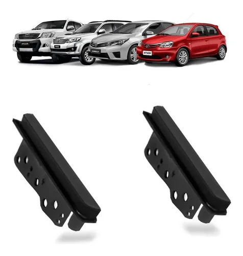Moldura 2 Din Mp5 Multimidia Corolla Etios Hilux Sw4 Toyota