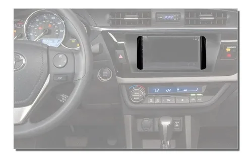 Imagem do produto Moldura 2 Din Mp5 Multimidia Corolla Etios Hilux Sw4 Toyota