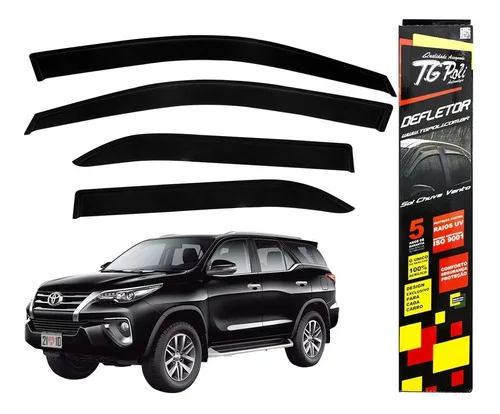 Calha De Chuva Hilux Sw4 4 Portas Fumê 2016 2017 2018 A 2021