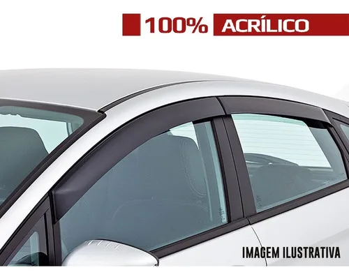 Imagem do produto Calha De Chuva Hilux Sw4 4 Portas Fumê 2016 2017 2018 A 2021