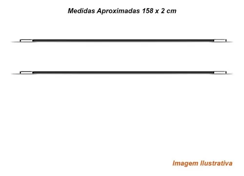 Imagem do produto Par Friso De Teto Onix 2013 2014 2015 2016 2017 2018 2019 20