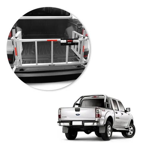 Imagem do produto Extensor De Caçamba Ranger 2011 A 2012 Rampa Prata 350kg