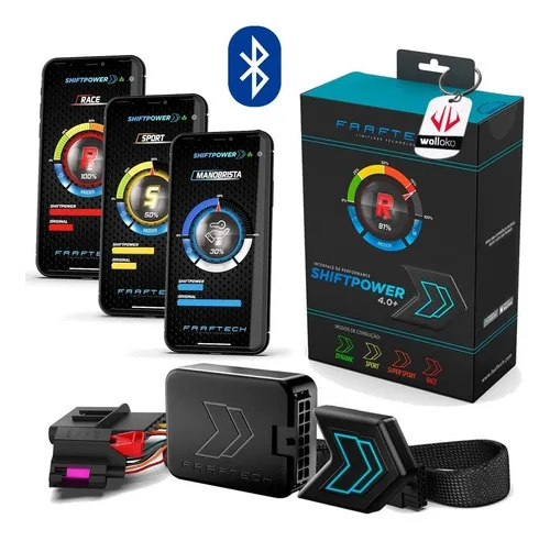 Imagem do produto Shift Power Faaftech Chip Pedal Bluetooth 4.0 App 3 Anos Grt