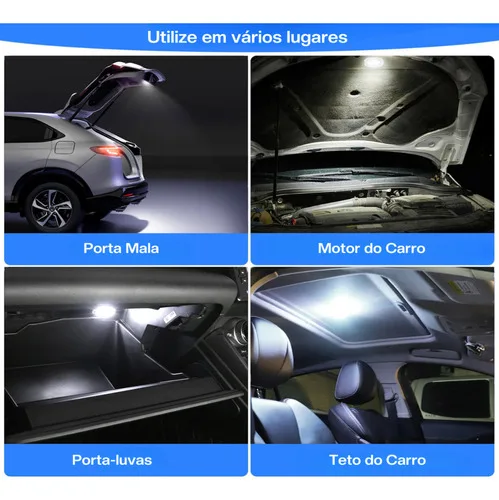 Imagem do produto Luz Led Interior Do Carro Iluminação De Veiculo Interna Teto