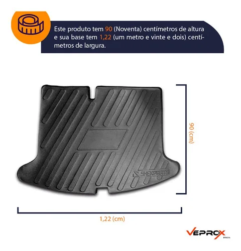 Imagem do produto Tapete Bandeja Protetor De Porta Malas Pra Nissan Kicks 2024
