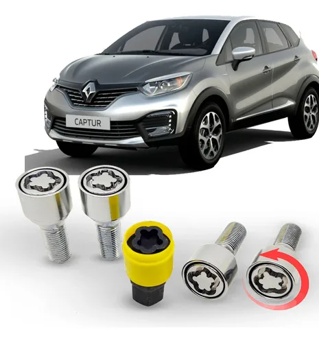 Imagem do produto Kit Trava Parafuso Giratória Antifurto Rodas Renault