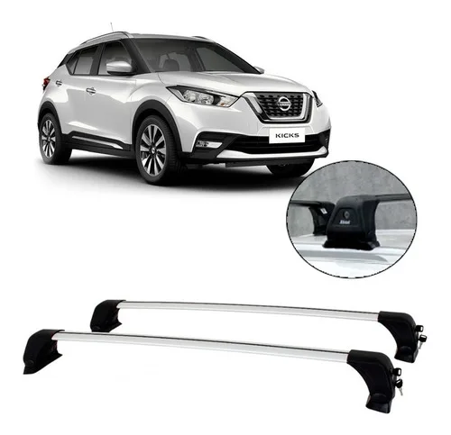 Rack Teto Longarina Nissan Kicks - Kiussi Emilia Antifurto