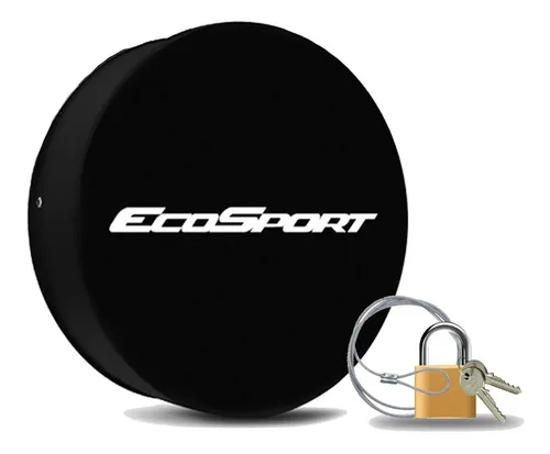 Capa Para Estepe Pneu Roda Ecosport Com Cadeado