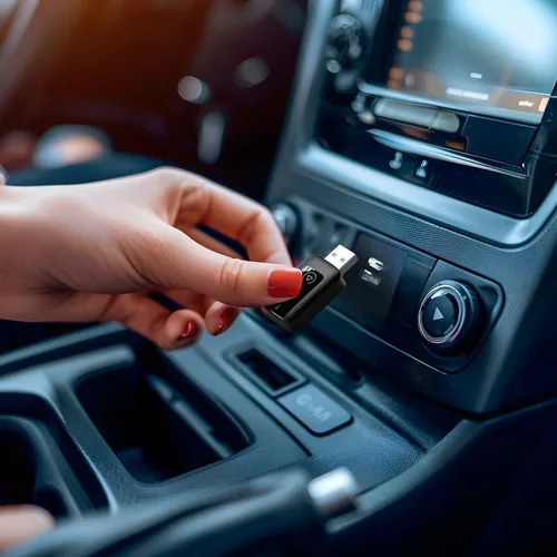 Imagem do produto Mini Adaptador Carplay Android Auto Sem Fio Wi-fi Universal