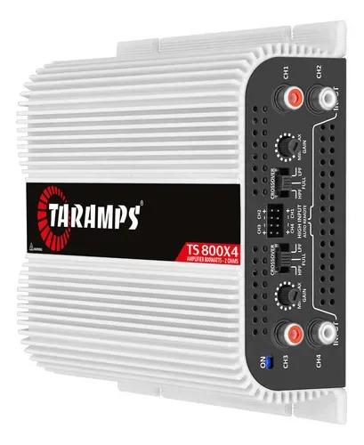 Modulo Taramps Ts 800 Rms Ts800x4 2 Ohms Amplificador 800w 4 Canais - Autoaba