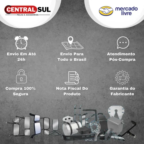 Imagem do produto Lente Retrovisor Menor Vw Delivery 2018/2024 Com Base