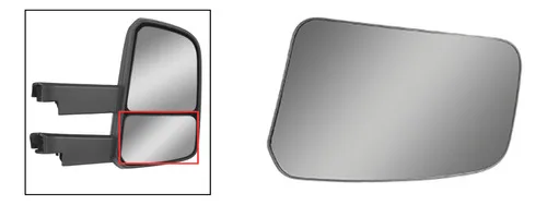 Imagem do produto Lente Retrovisor Menor Vw Delivery 2018/2024 Com Base