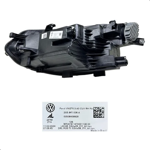 Imagem do produto Farol Com Led Nivus 2021 À 2023 Original Vw Lado Direito