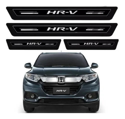 Jogo De Soleira Proteção Porta Honda Hr-v 2017